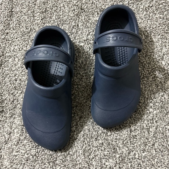 CROCS Shoes - CROCS Bistro Clog Shoes Womens Sz 7 Navy Blue 10075